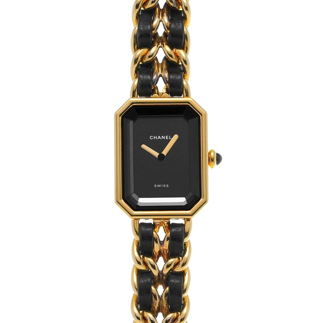 CHANEL PREMIRE BLACK WATCH (1 of 4)