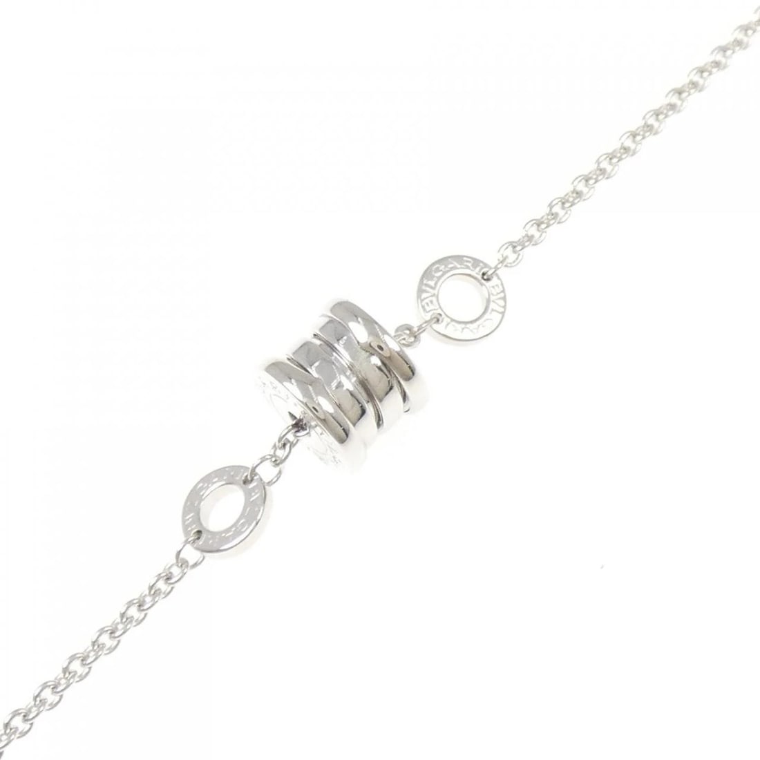 BVLGARI B.ZERO1 ELEMENT BRACELET: Bvlgari B.zero1 Element Bracelet Brand: BVLGARI Type: Bracelet Material: 750 white gold, Color: white gold Size: 16?18cm Max width approx: 9.0mm Accessories: None Accessories Notice: When purchasing