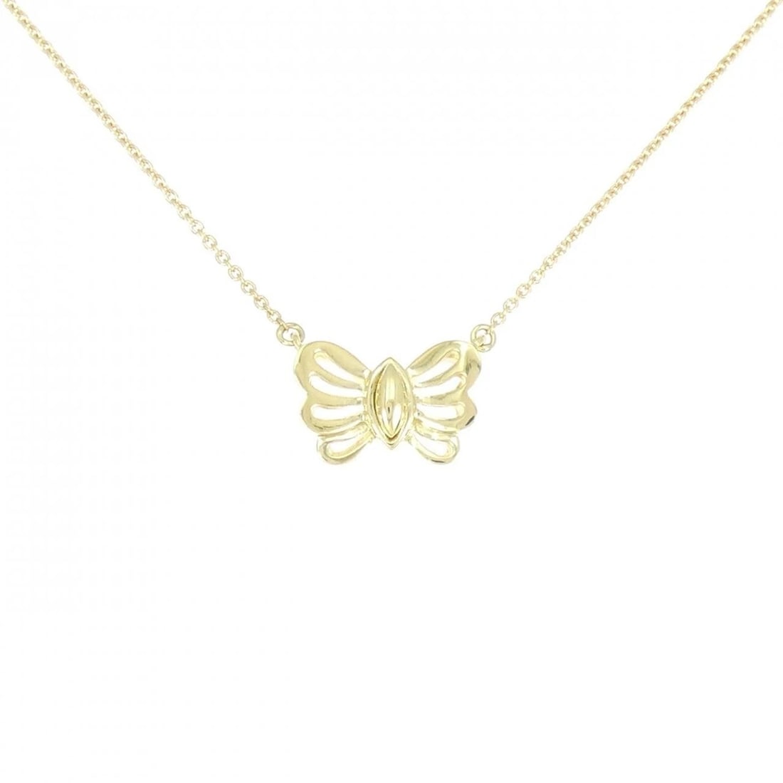 TIFFANY & CO. 750YG NECKLACE: TIFFANY & Co. 750YG Necklace Brand: TIFFANY&Co. Type: Necklace Material: 750 yellow gold, Color: Yellow Gold Size: 47cm Actual Size Pendant length approx. x width approx.: 9.0mmx13.5mm Chain maximum