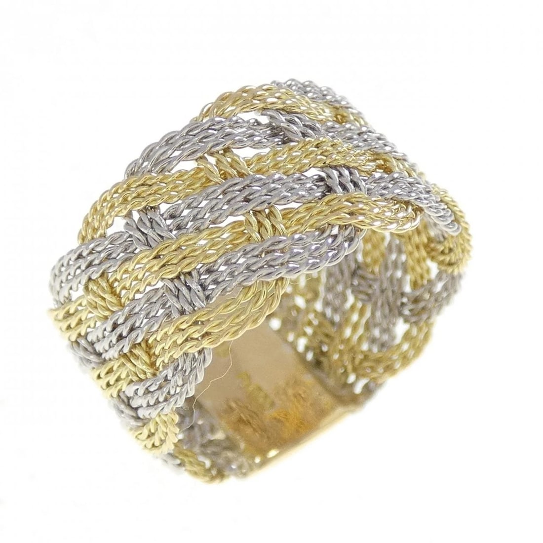 K18YG/PT900 RING: K18YG/PT900 ring Brand: Unbranded Type: Ring Material: 18K Yellow GoldPlatinum900, Main Stone/Creation Natural Color: Yellow GoldPlatinum Size: US 6 1/4 Accessories: None Accessories Notice: When