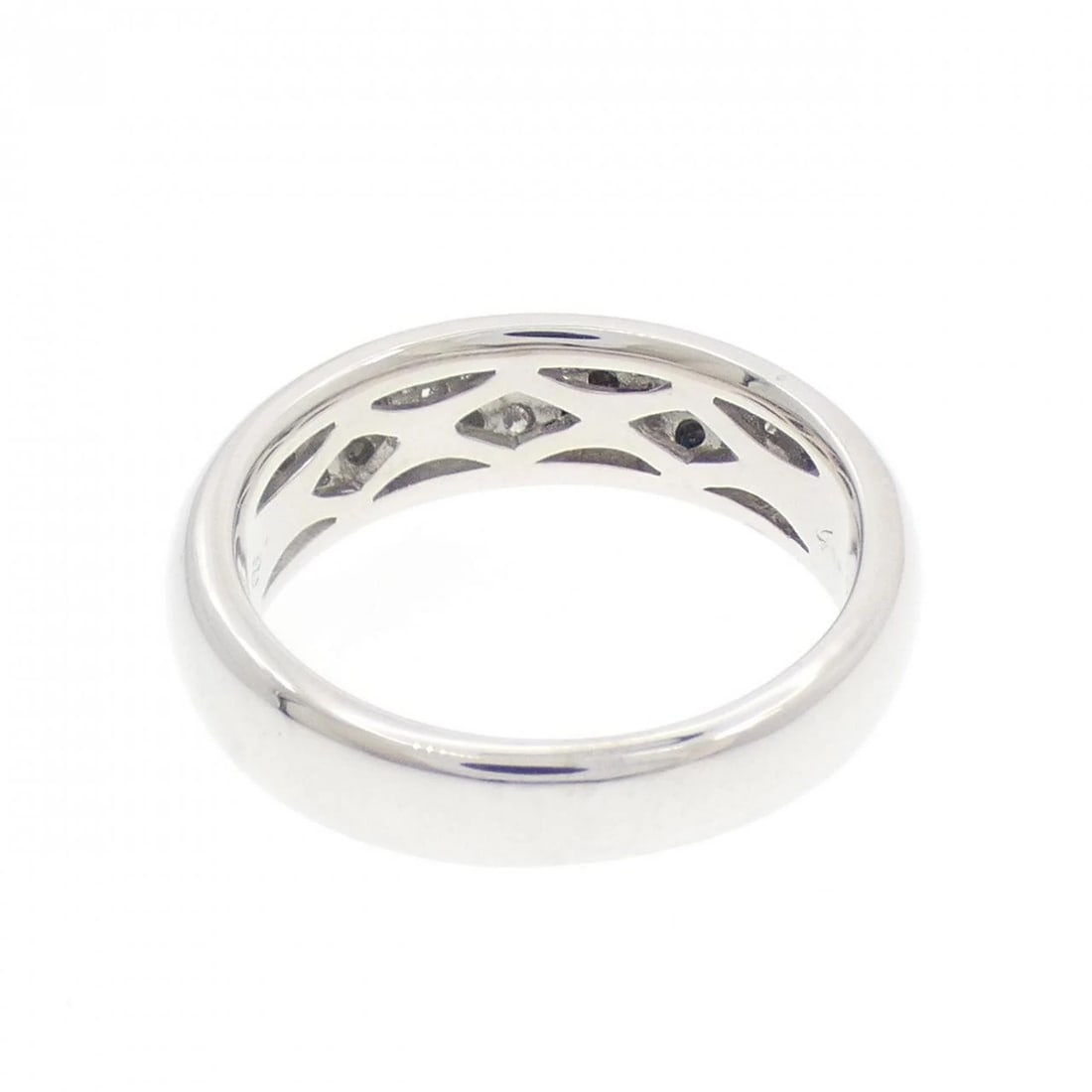 K18WG DIAMOND RING - 3