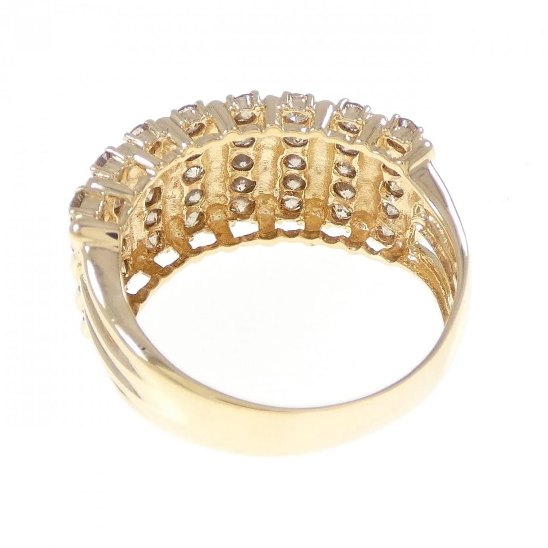 K18YG DIAMOND RING - 2