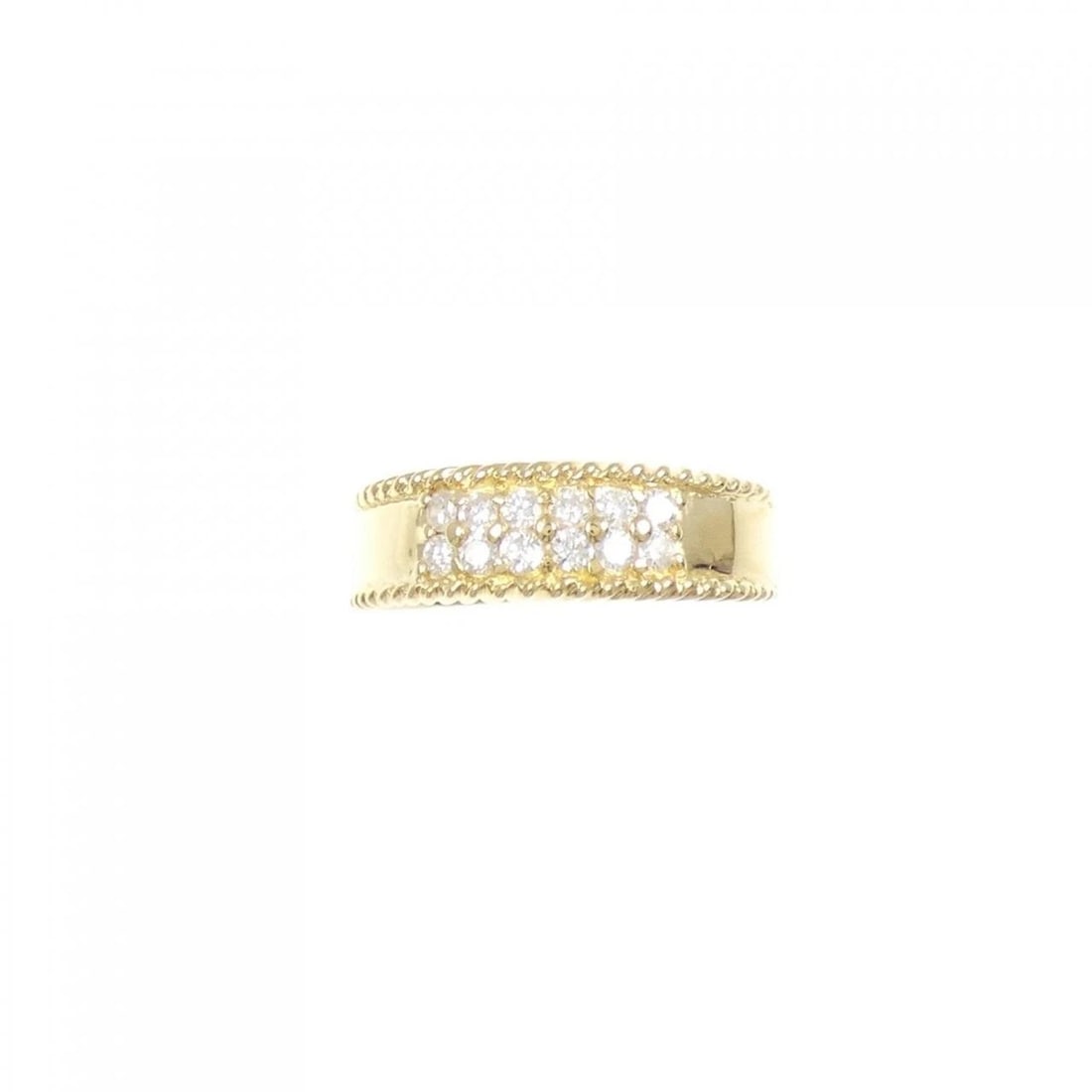 K18YG DIAMOND RING - 2