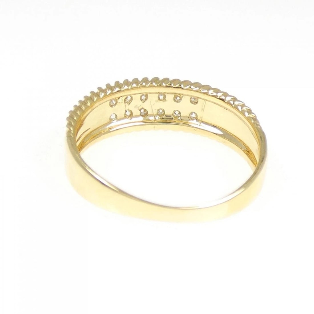 K18YG DIAMOND RING - 3