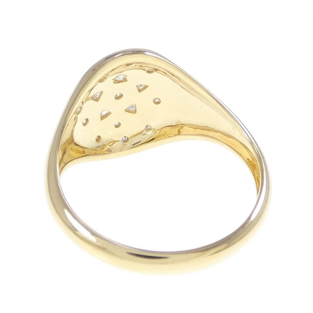 K18YG DIAMOND RING - 3