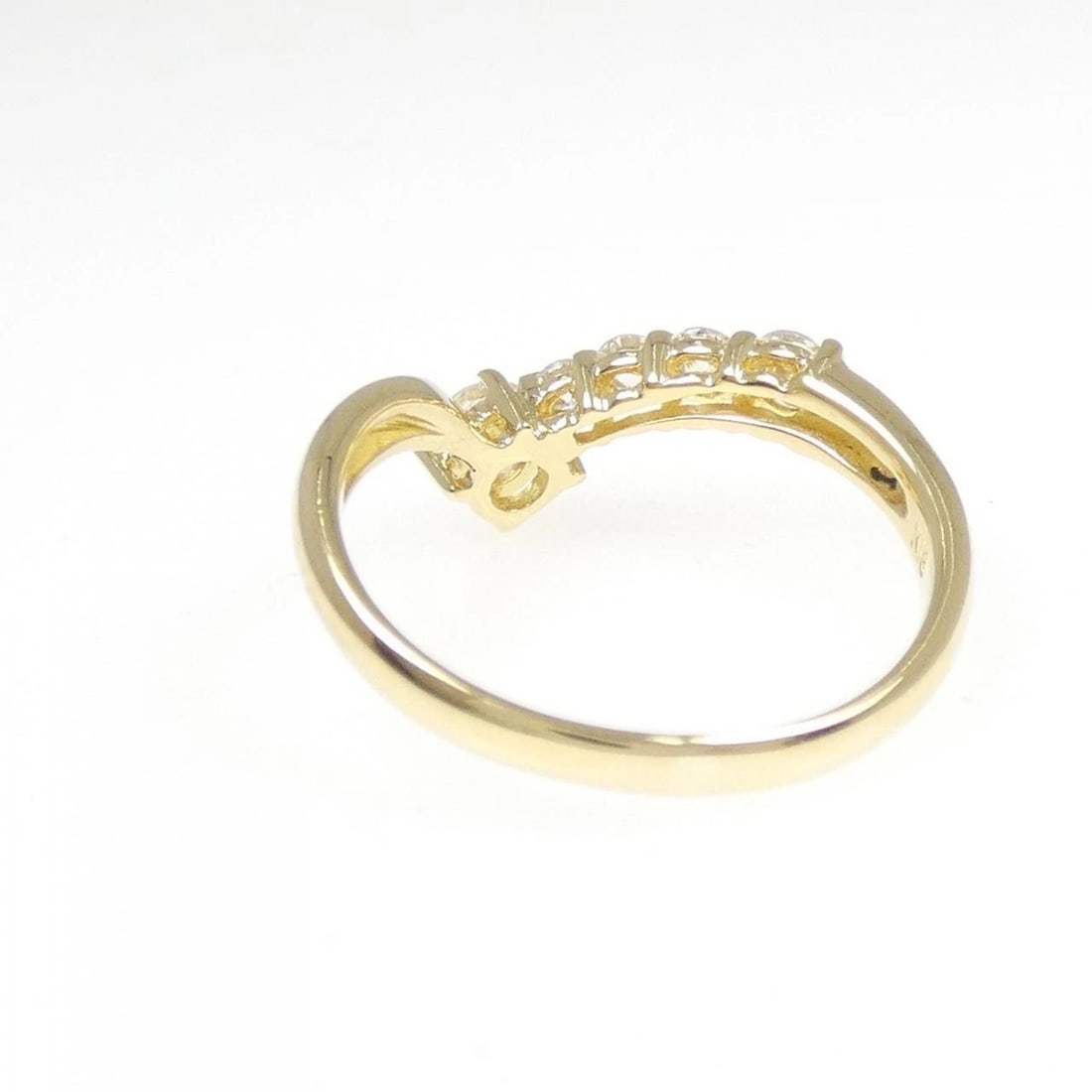 K18YG DIAMOND RING - 3