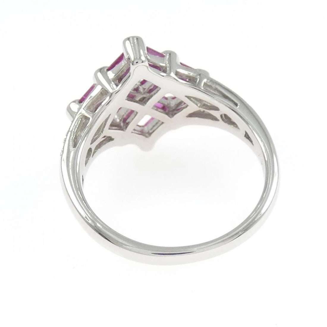 K18WG RUBY RING - 3