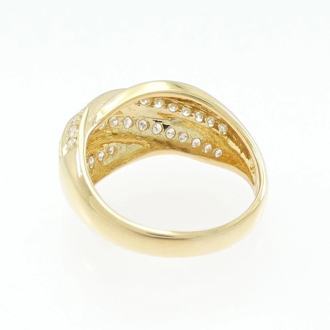 K18YG DIAMOND RING - 3