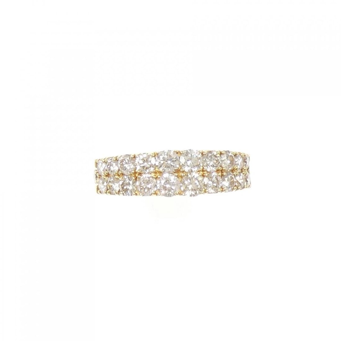 K18YG DIAMOND RING - 2