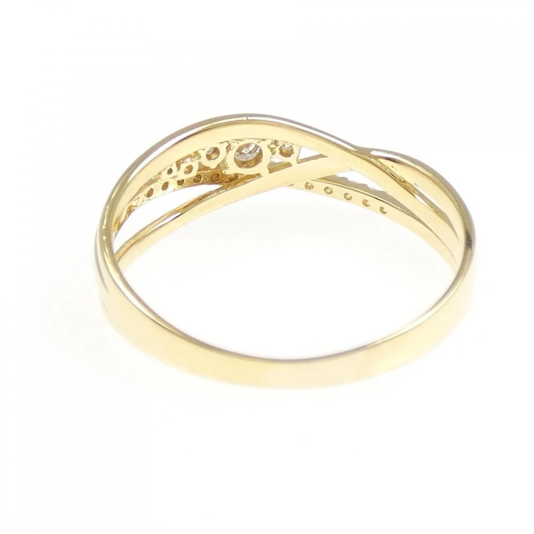 K18YG DIAMOND RING - 3