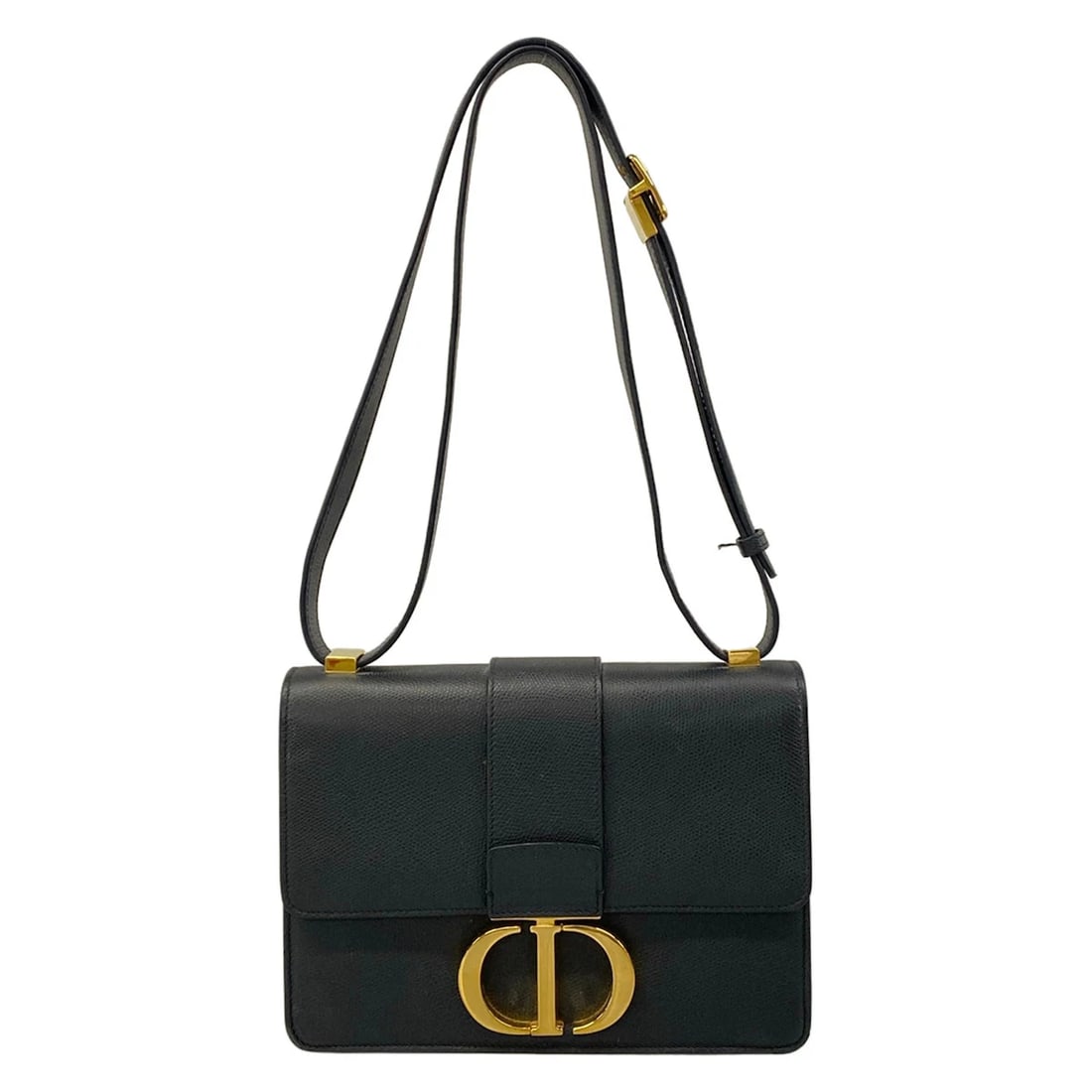 CHRISTIANDIOR 30 MONTAGNE - BLACK CALF SKIN SHOULDER BAG: ChristianDior 30 Montagne - Black Calf Skin Shoulder Bag Brand: DIOR/ChristianDior Type: Shoulder Bag Material: Exterior Material Calf Skin Color: Exterior Color Black Size: Height : 6.69 inch (17 cm)