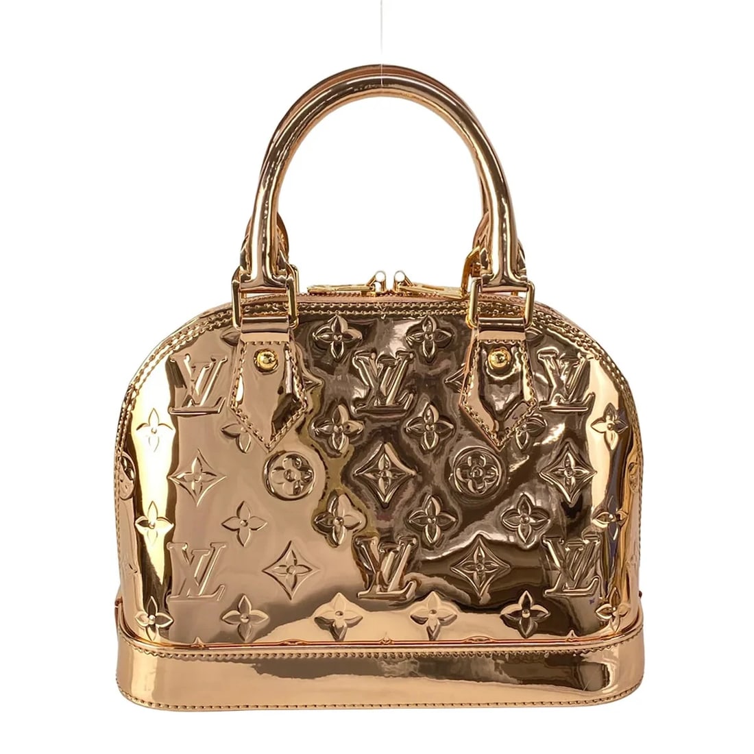 LOUIS VUITTON ALMA BB CUIBOURG MONOGRAM HANDBAG: LOUIS VUITTON Alma BB cuibourg Monogram Handbag Brand: LOUIS VUITTON Type: Handbag Material: Exterior Material Monogram Miroir Canvas Color: Exterior Color cuibourg Size: Height : 6.69 inch (17 cm) Wi