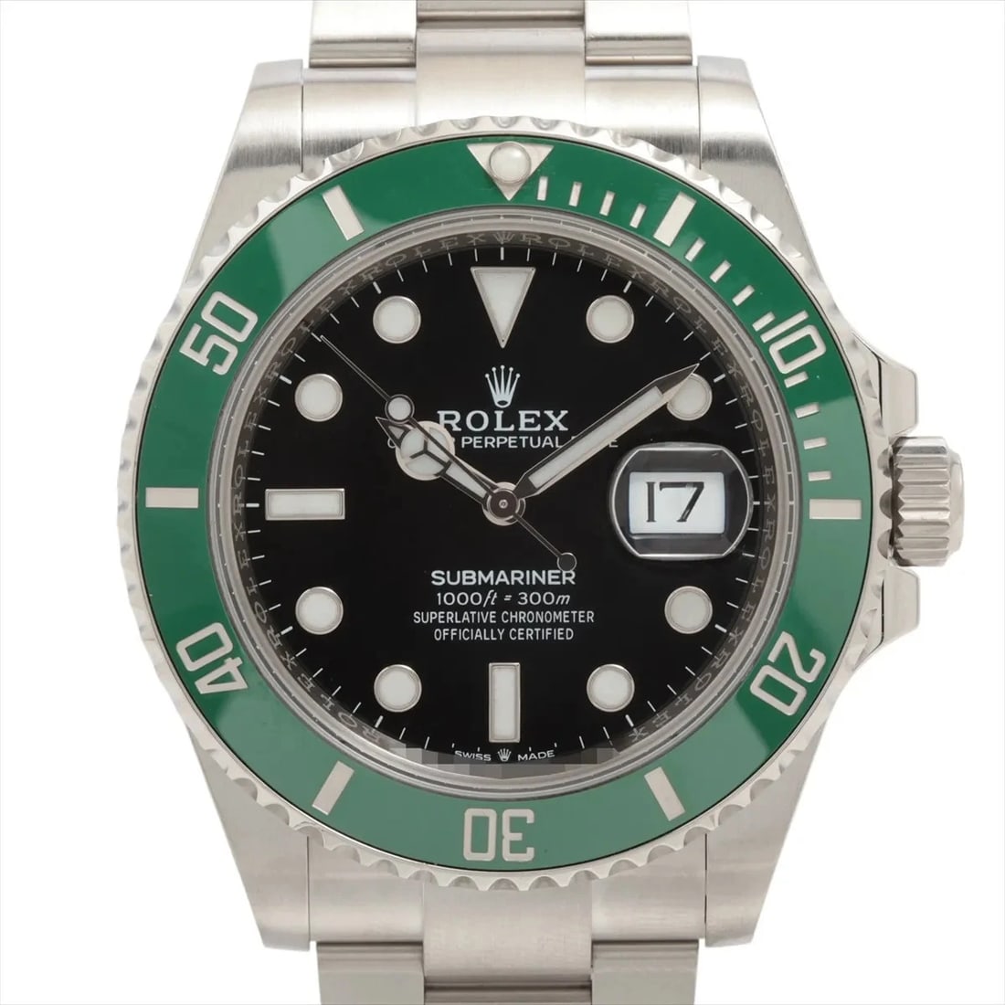ROLEX SUBMARINER DATE BLACK DIAL WATCH: Rolex Submariner Date Black Dial Watch Brand: Rolex Type: Wristwatch Material: SS Color: Dial Color Black Size: Case:W1.6 x H1.6inch / W41 x H41 Circumference of Wrist:7.3inch / 18.5 Accessories: