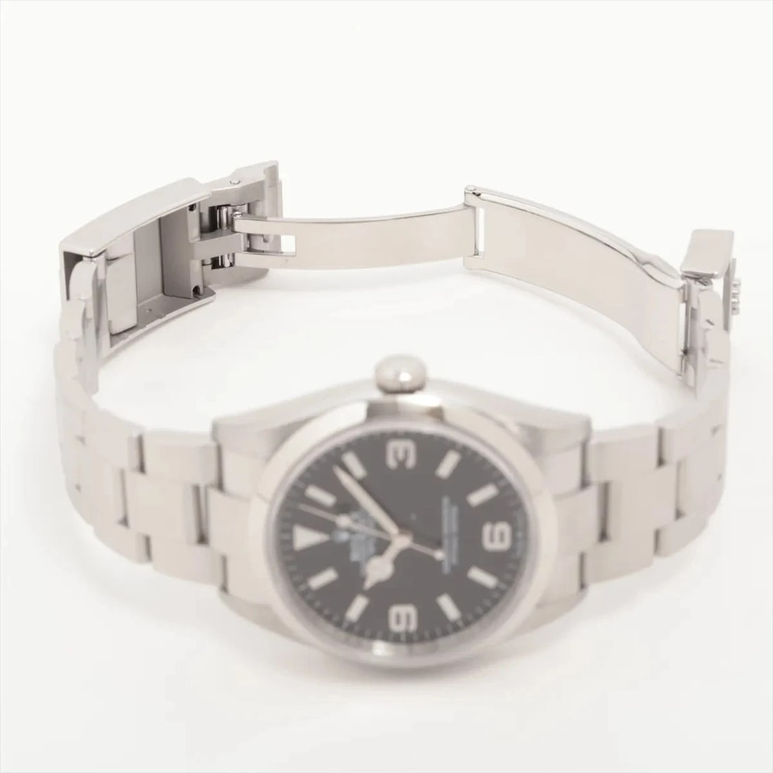 ROLEX EXPLORER BLACK DIAL WATCH - 4