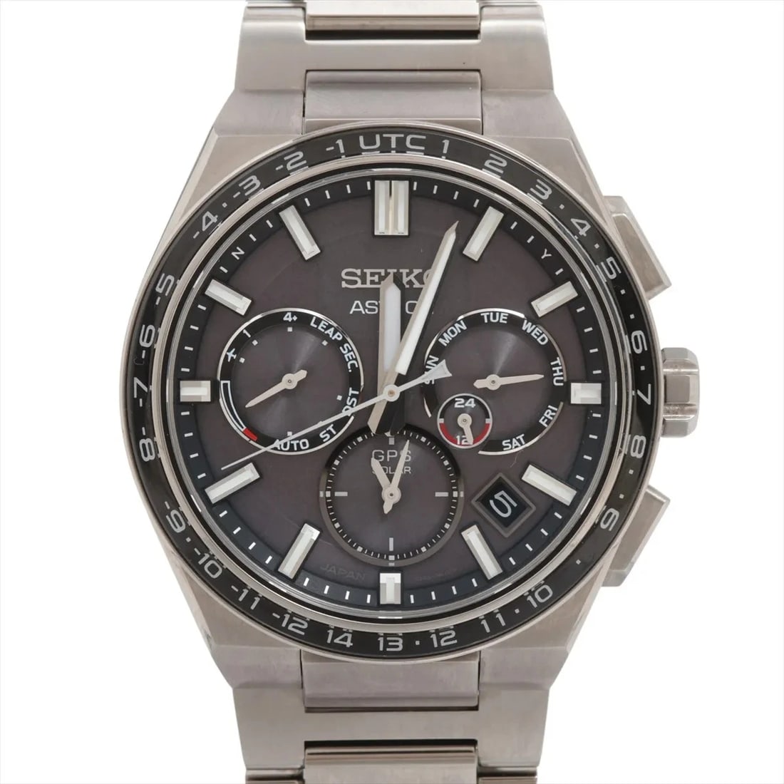 SEIKO ASTRON GPS BLACK DIAL WATCH: Seiko Astron GPS Black Dial Watch Brand: Seiko Type: Wristwatch Material: TI Color: Dial Color Black Size: Case:W1.6 x H1.6inch / W42.7 x H48 Circumference of Wrist:7.9inch / 20 Accessories: None