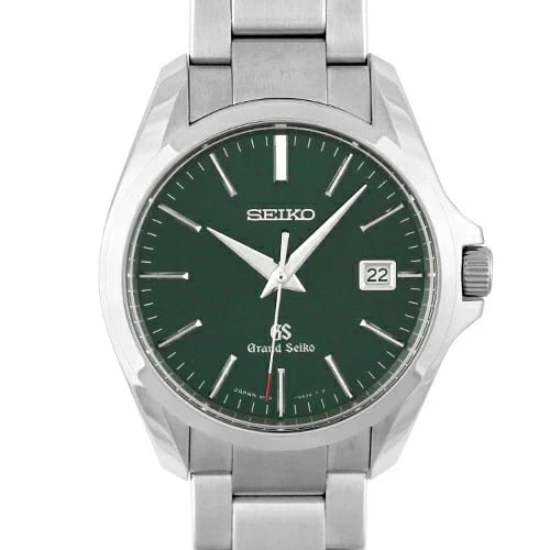 GRAND SEIKO QUARTZ WATCH: Grand Seiko Quartz Watch Brand: Seiko Type: Wristwatch Material: ss Color: Dial Color green Size: Size: 39mm Accessories: None Accessories Notice: When purchasing pre-owned goods, please r