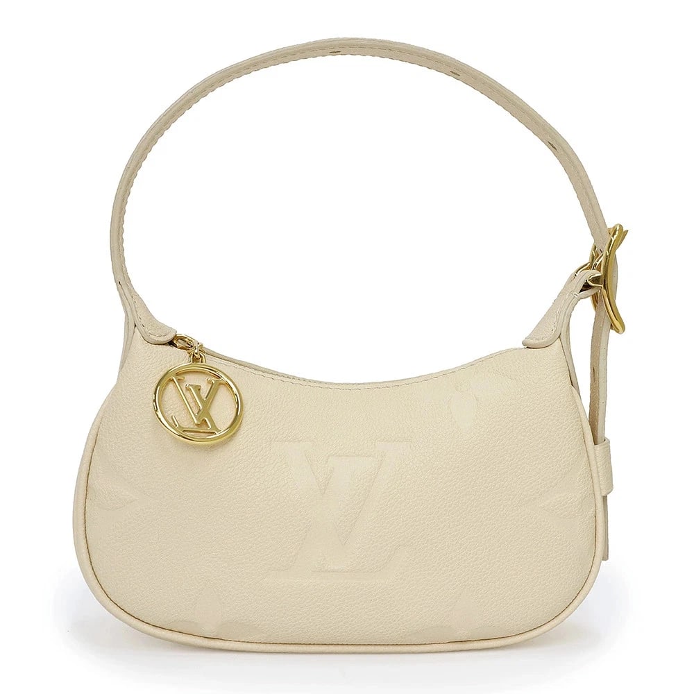 LOUIS VUITTON MINI MOON MONOGRAM: LOUIS VUITTON Mini Moon Monogram Brand: LOUIS VUITTON Type: Handbag Material: Monogram Empreinte Color: White Size: W: 20.5cm x H: 11cm x D: 5cm Accessories: None Accessories Notice: When