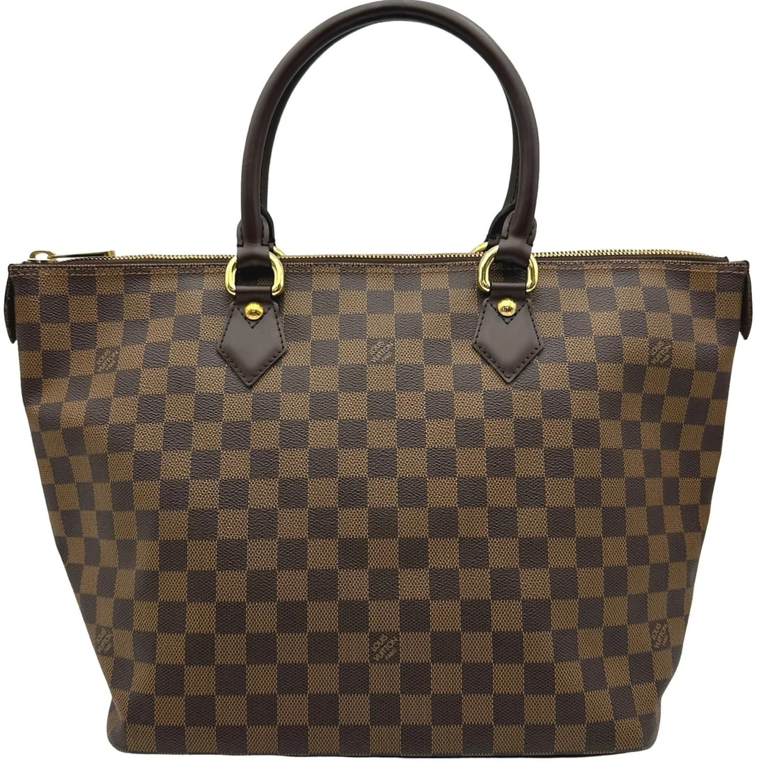 LOUIS VUITTON SALEYA MM TOTE: LOUIS VUITTON Saleya MM Tote Brand: LOUIS VUITTON Type: Handbag Material: Damier Color: brown Size: W: 31cm / H: 28cm / D: 18.5cm Accessories: None Accessories Notice: When purchasing pre-