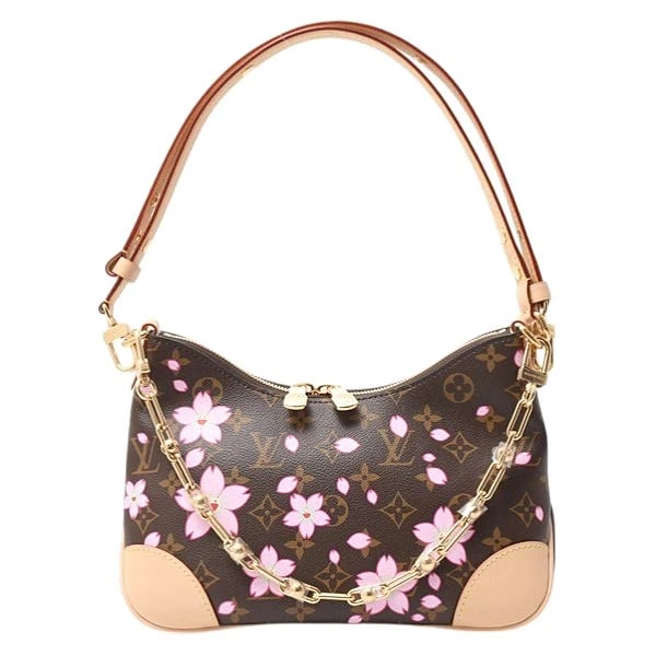 LOUIS VUITTON LV×TM MONOGRAM CHERRY BLOSSOM BOULOGNE PM: Louis Vuitton LV×TM Monogram Cherry Blossom Boulogne PM Brand: LOUIS VUITTON Type: Handbag Material: none Color: none Size: W:27cm × H:19cm × D:10cm Accessories: None Accessories Notice: W