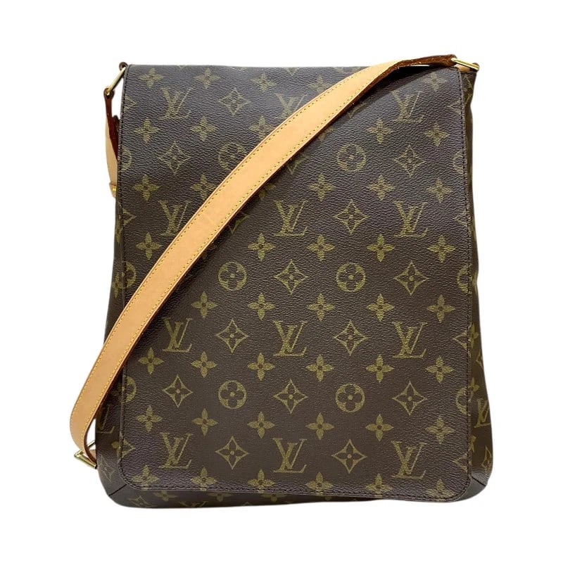 LOUIS VUITTON MUSETTE BROWN SHOULDER BAG: LOUIS VUITTON Musette brown Shoulder Bag Brand: LOUIS VUITTON Type: Handbag Material: Monogram Canvas/Leather Color: brown Size: W: 31cm / H: 35cm / D: 10cm Accessories: None Accessories N