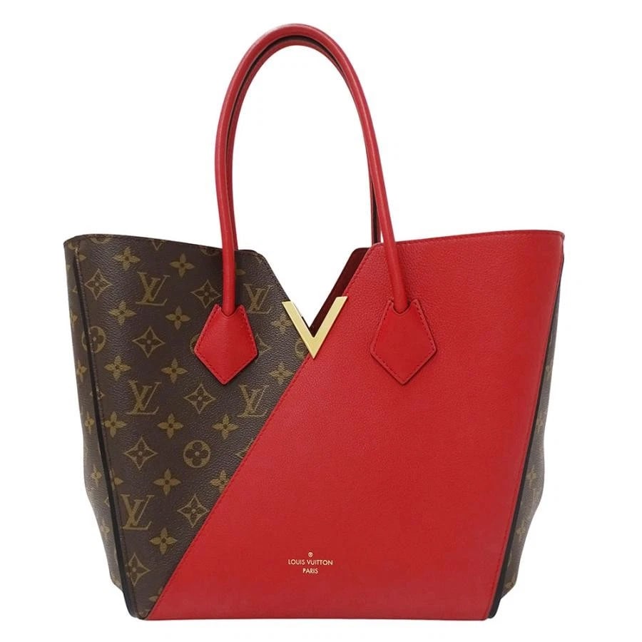 LOUIS VUITTON MONOGRAM CANVAS CERISE HANDBAG: Louis Vuitton Monogram Canvas cerise handbag Brand: Louis Vuitton Type: Handbag Material: Monogram Canvas Color: Cerise Size: W: 26cm (bottom) / H: 30cm (side) / D: 15.5cm (lower side) / Handle: 52cm 