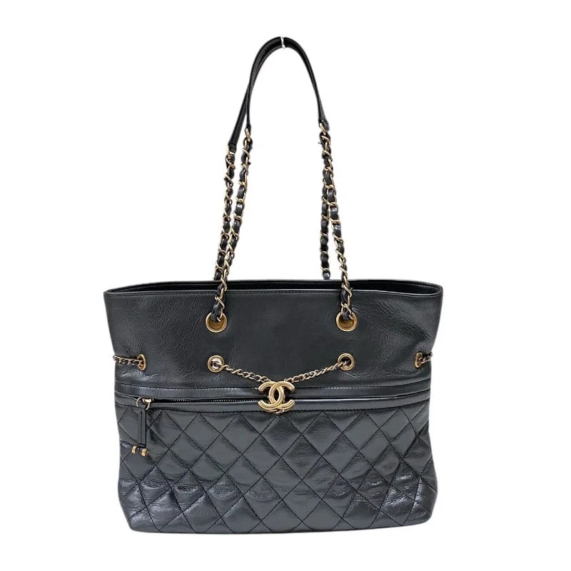 CHANEL DRAWSTRING SHOPPING TOTE SHOULDER BAG (1 of 5)