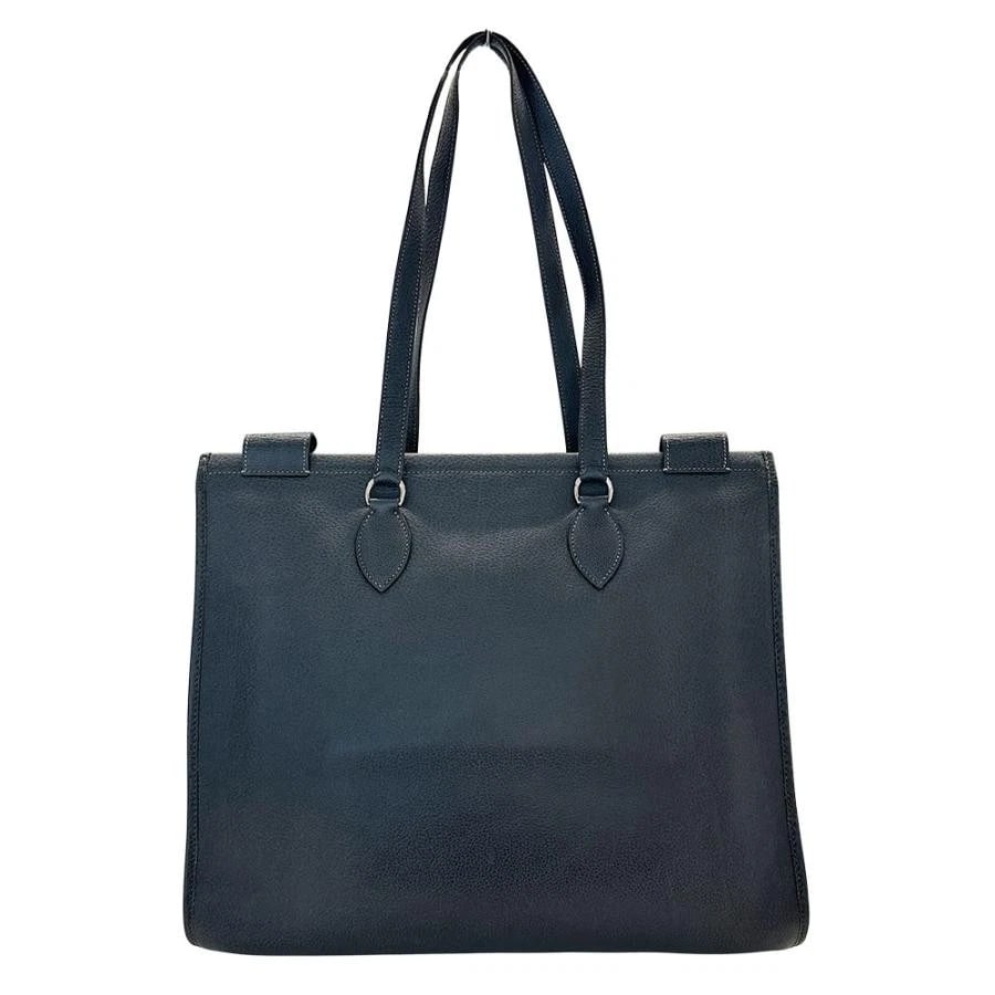 HERMES CABAS GM BUFFLE GRAPHITE
