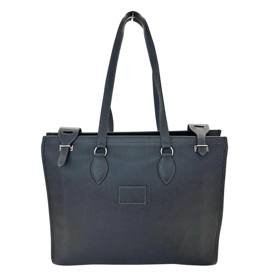HERMES CABAS GM BUFFLE GRAPHITE - 2