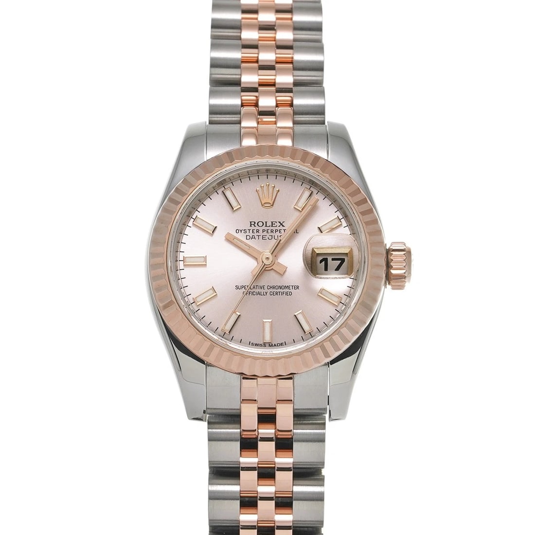 ROLEX DATEJUST PINK WATCH: ROLEX Datejust pink Watch Brand: ROLEX Type: Wristwatch Material: Band Material Stainless steel/Everrose gold, Case Material Stainless steel Color: Dial Color pink Size: ??Case? H/about 26mm W/about 2