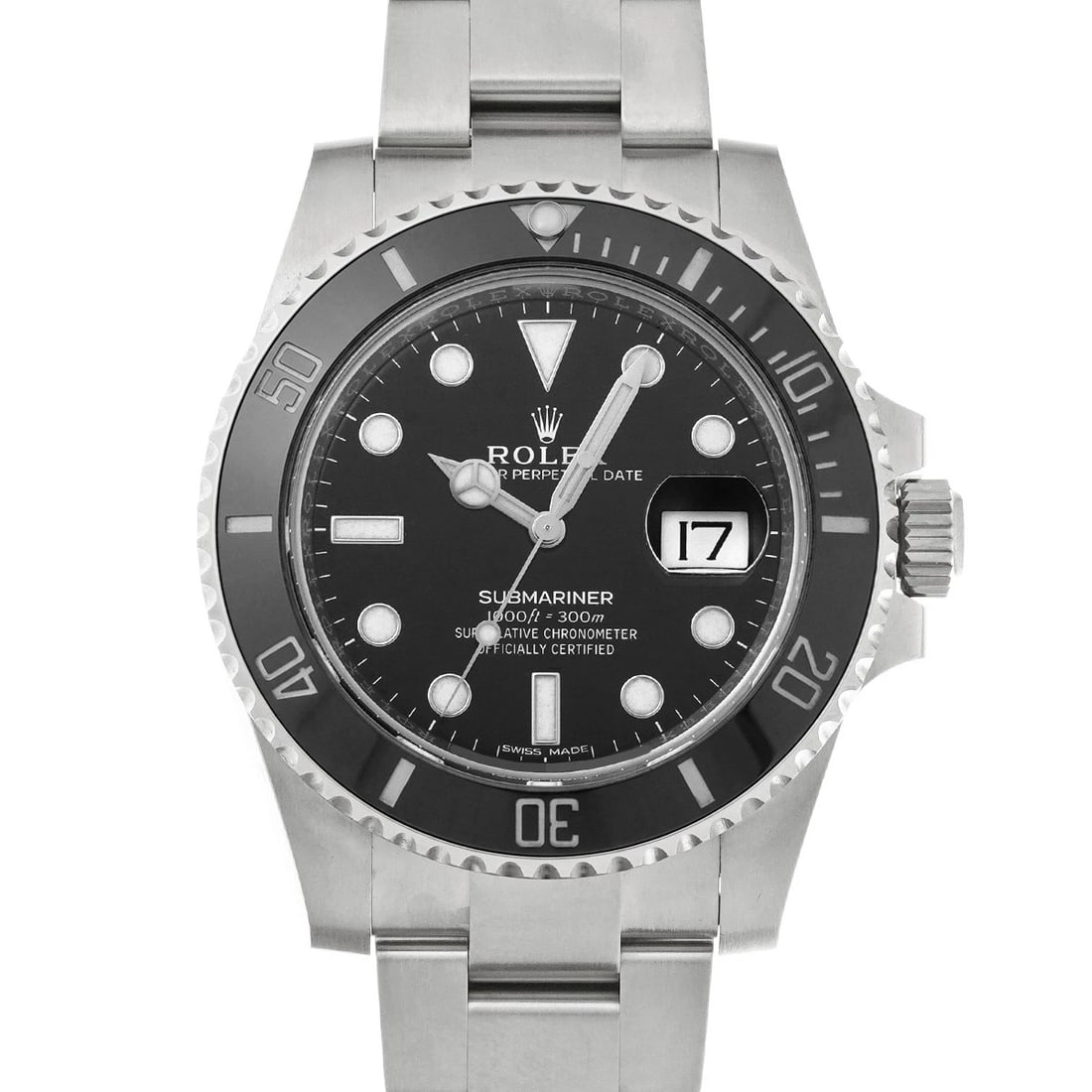 ROLEX SUBMARINER DATE BLACK WATCH: ROLEX Submariner date black Watch Brand: ROLEX Type: Wristwatch Material: Band Material Stainless steel, Case Material Stainless steel Color: Dial Color black Size: ??Case? H/about 40mm W/about 40mm D