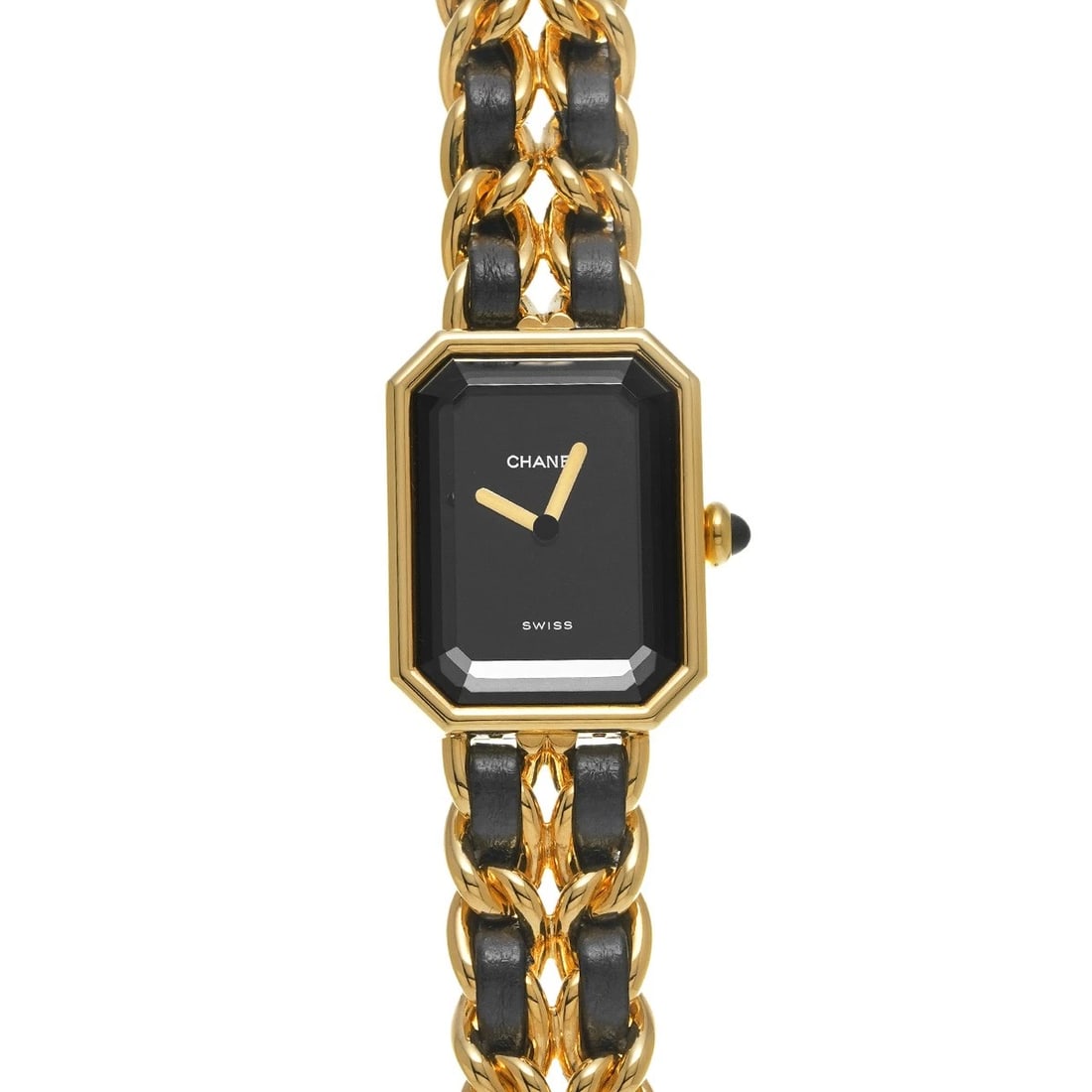 CHANEL PREMIRE BLACK WATCH (1 of 4)