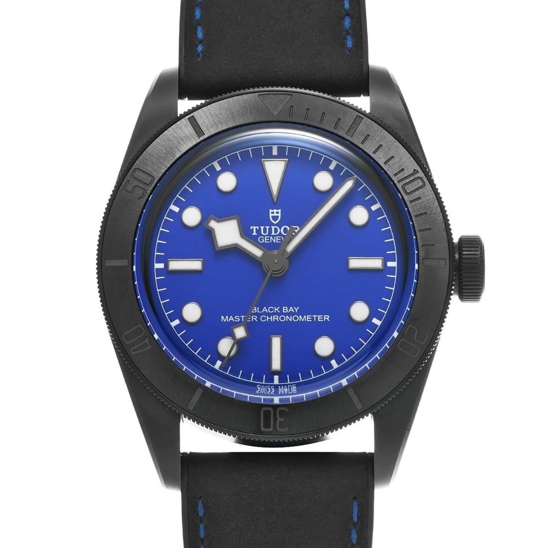 TUDOR BLACK CERAMIC BLUE WATCH (1 of 4)