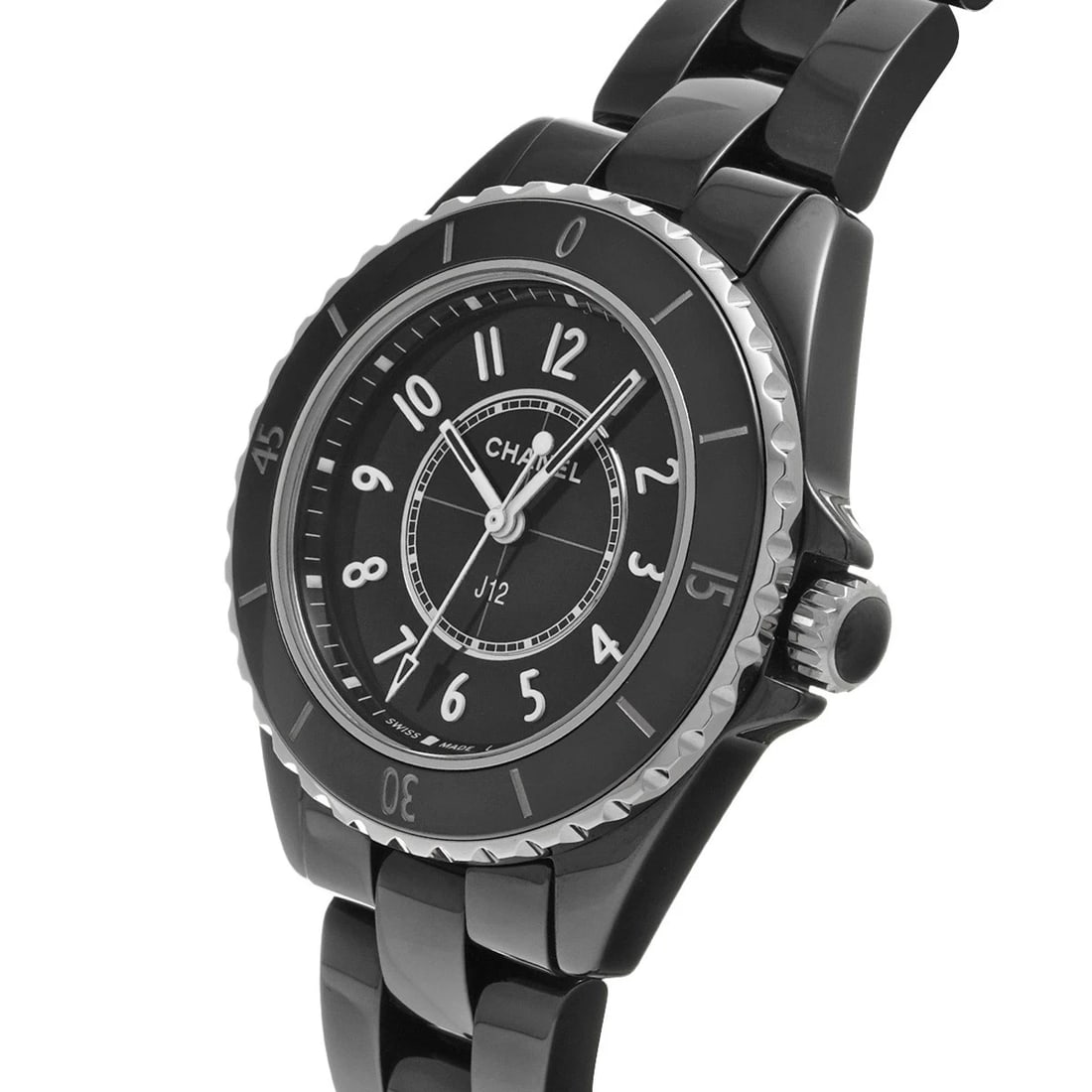 CHANEL J12 BLACK LACQUER WATCH - 2
