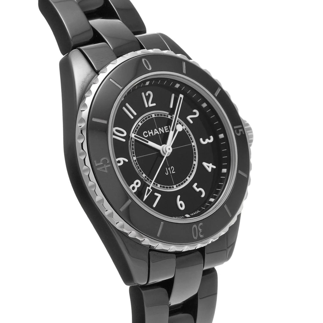 CHANEL J12 BLACK LACQUER WATCH - 3