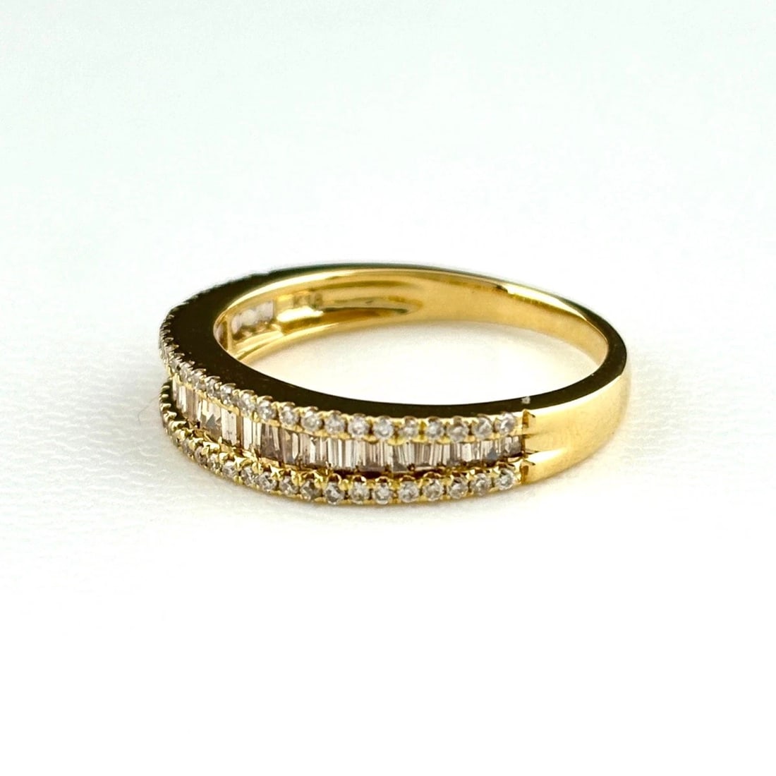 MELEE DIAMOND DESIGN RING YELLOW GOLD (1 of 2)