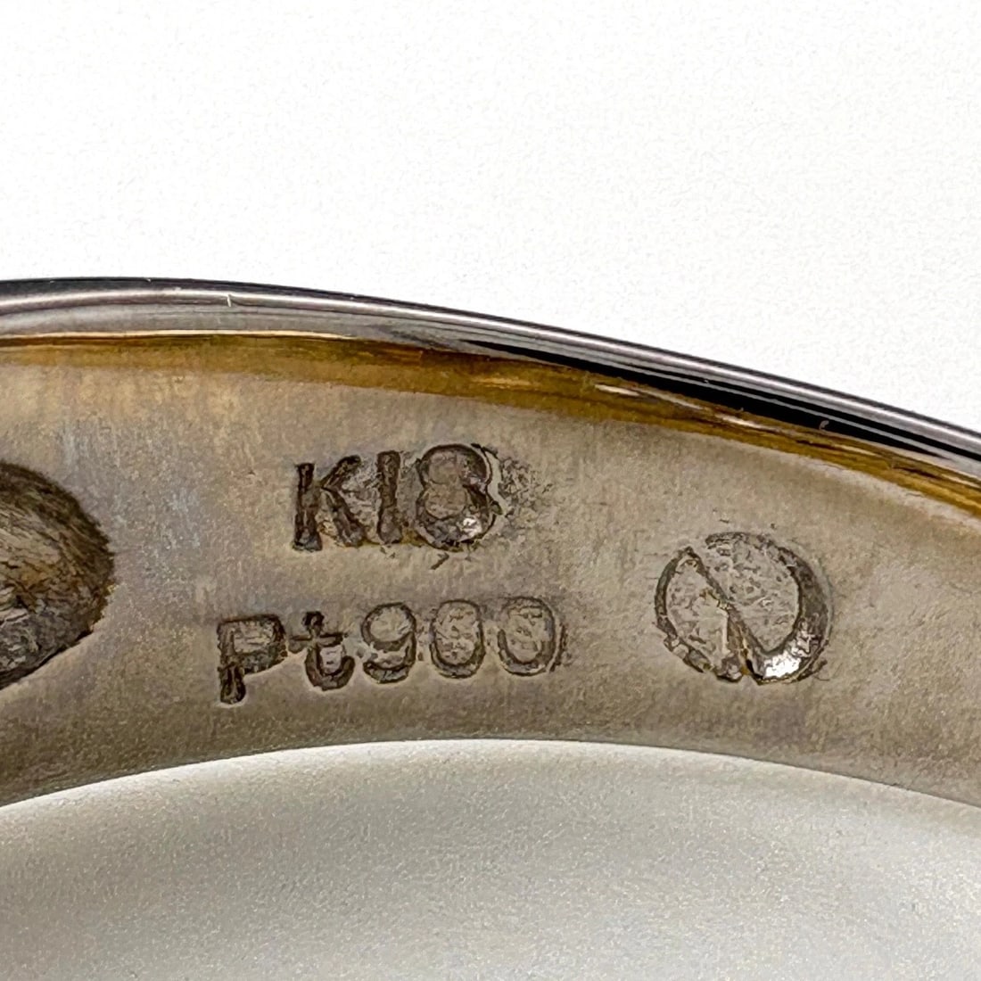 MELEE DIAMOND DESIGN RING PLATINUM - 2