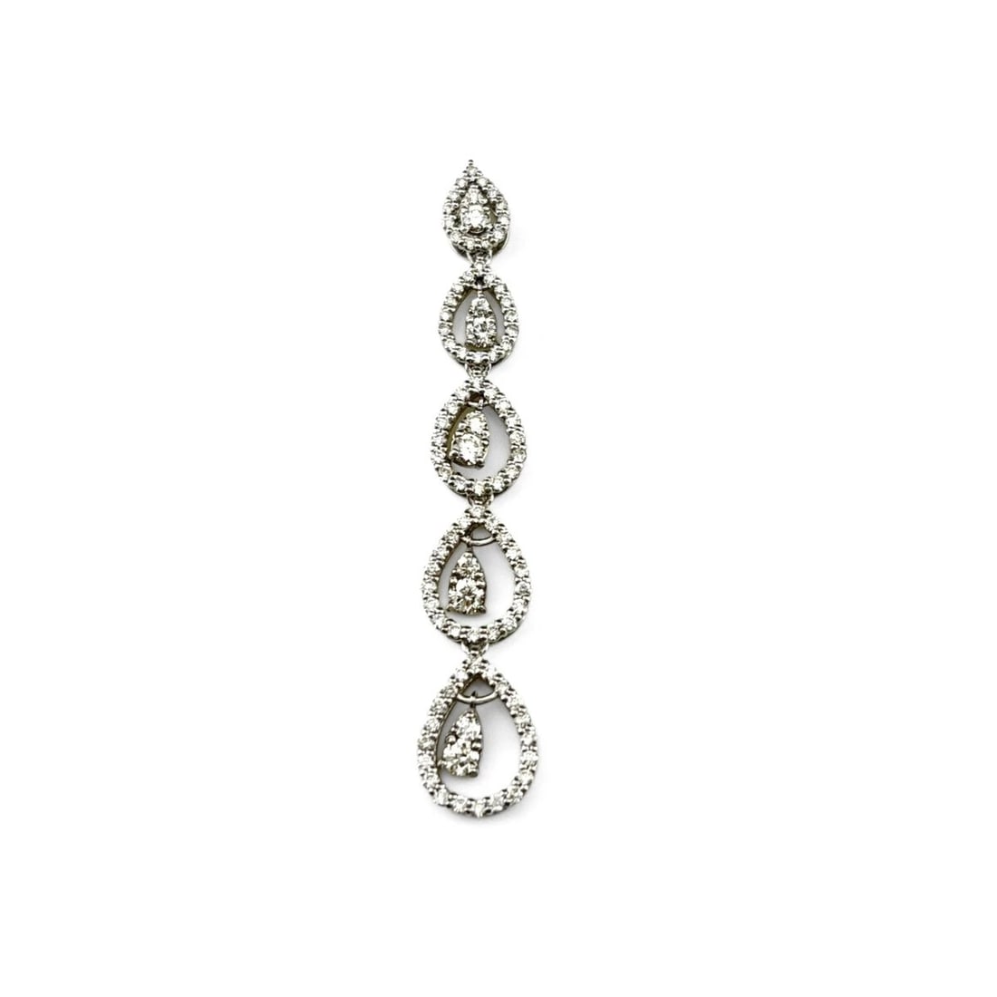 MELEE DIAMOND DESIGN PENDANT HEAD PLATINUM PENDANT HEAD (1 of 2)