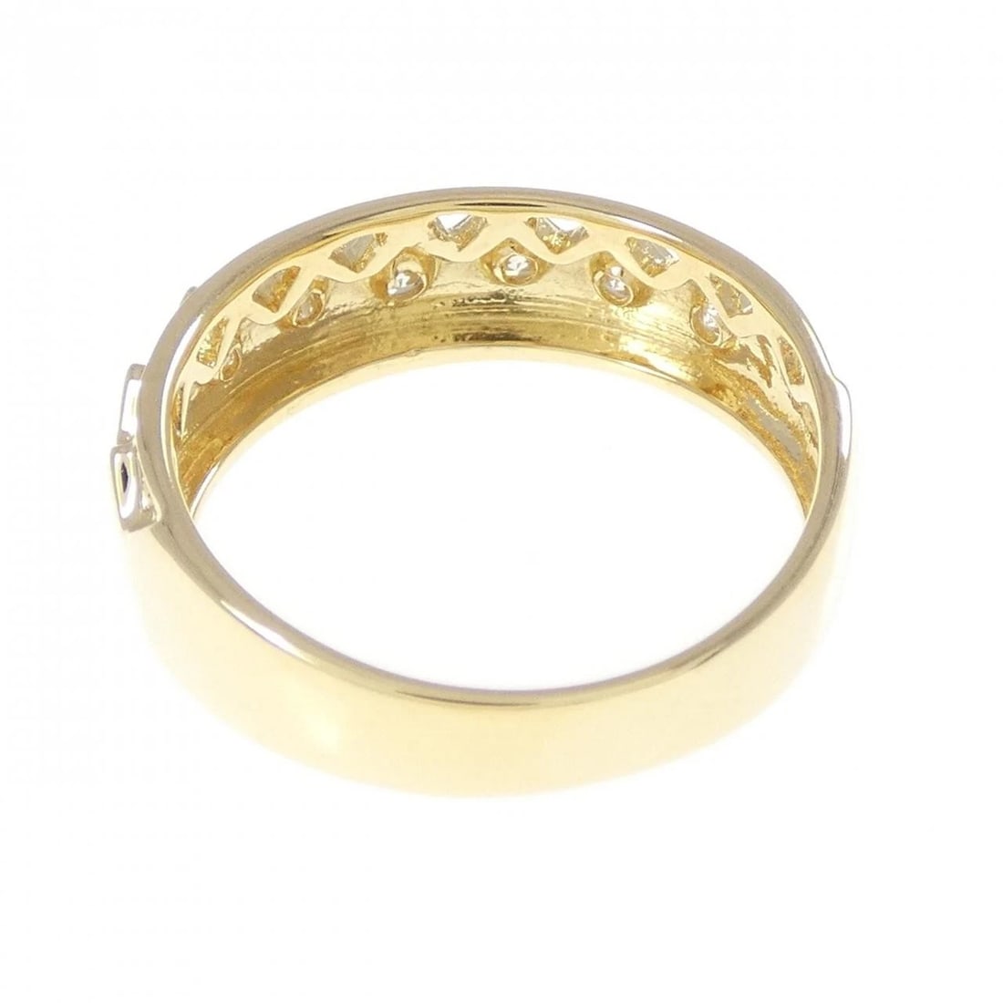 K18YG DIAMOND RING - 2