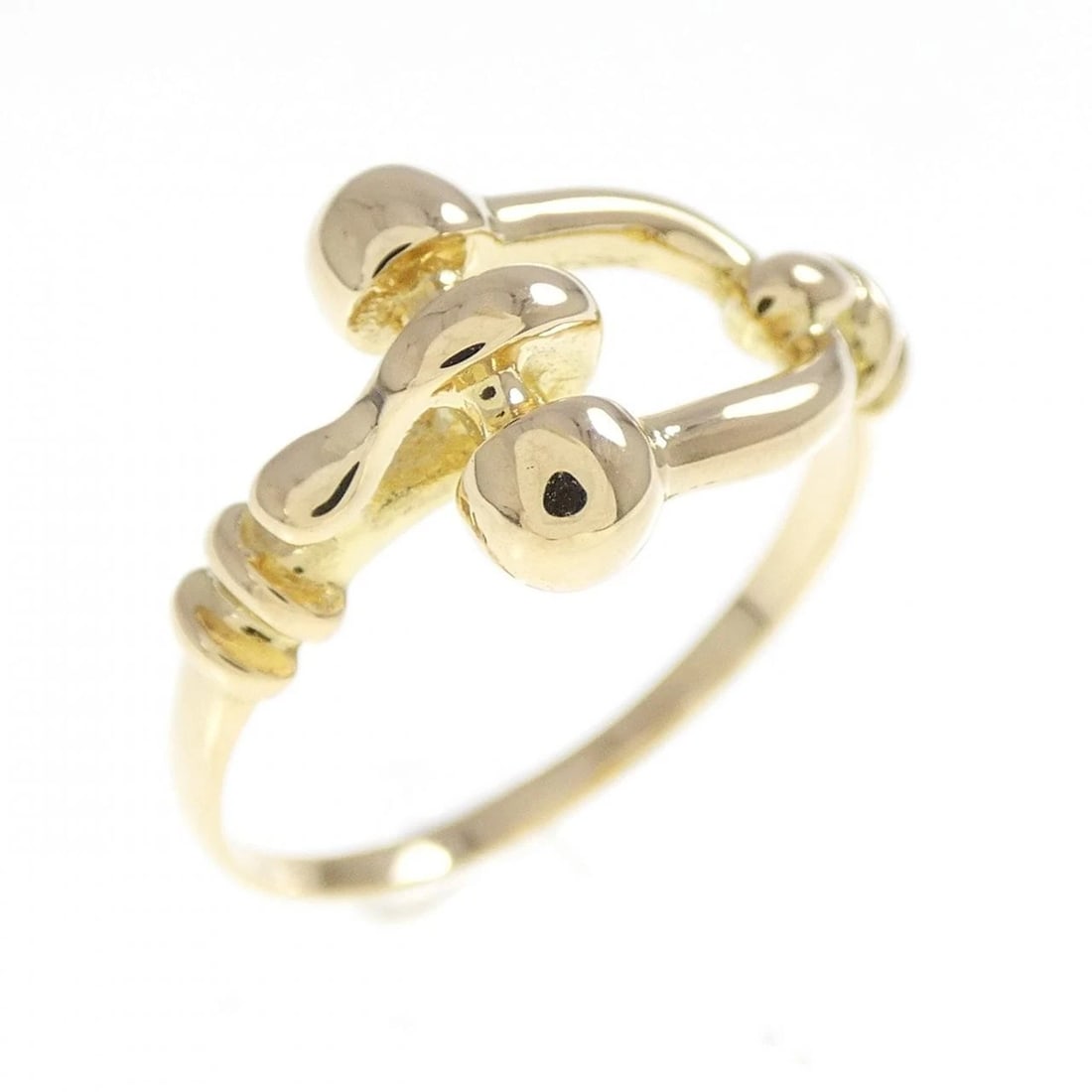 750YG RING: 750YG ring Brand: Unbranded Type: Ring Material: 750YG, Color: Yellow Gold Size: US 6 1/2 Accessories: None Accessories Notice: When purchasing pre-owned goods, please refer to the photos of the