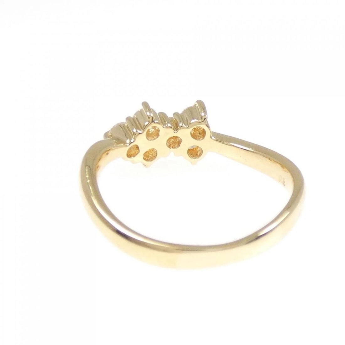K18YG DIAMOND RING - 2