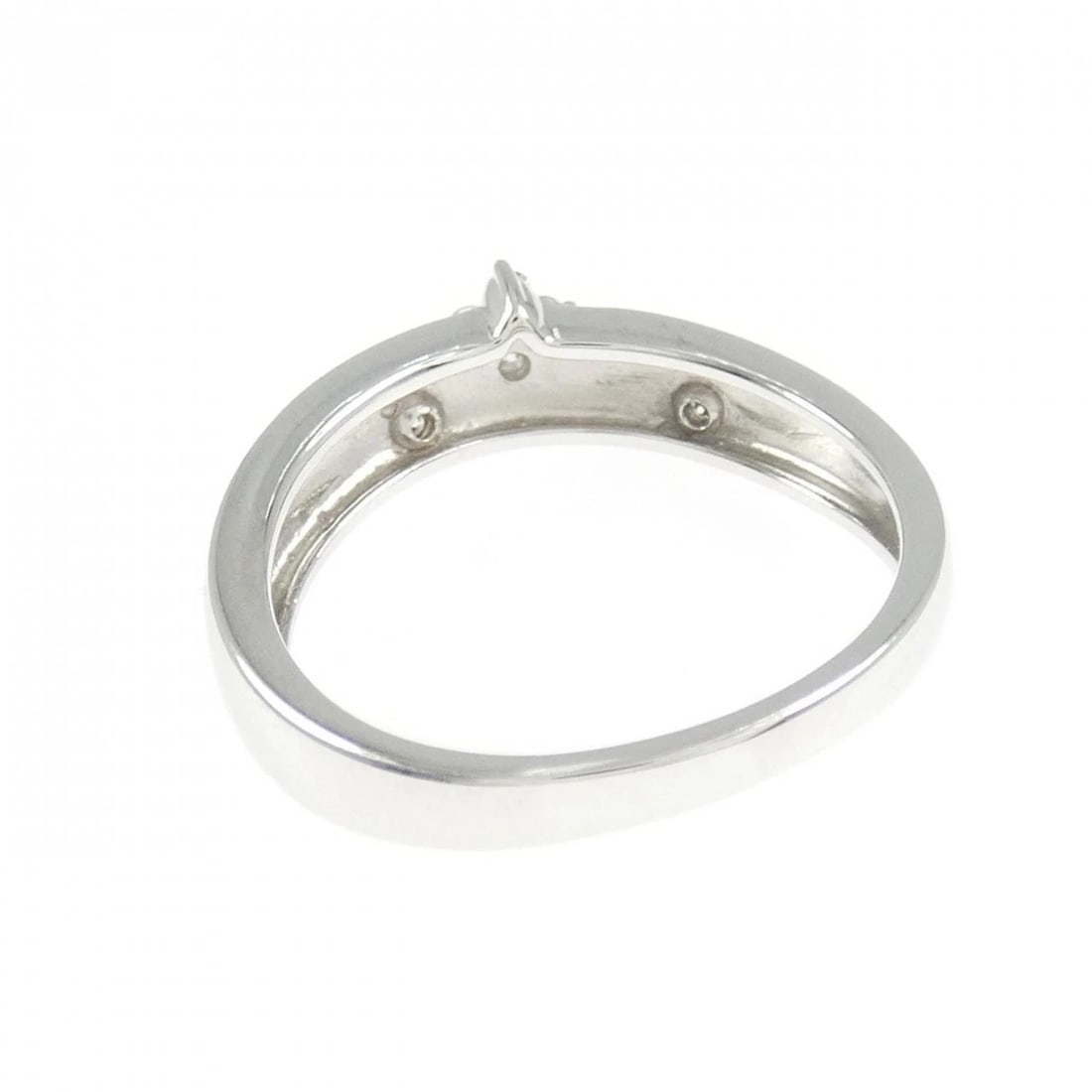 K18WG DIAMOND RING - 3