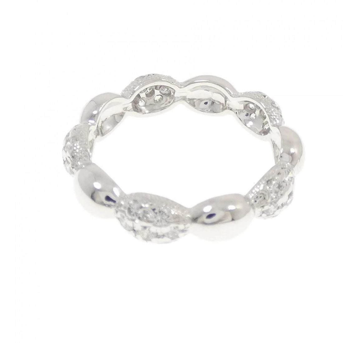 K18WG DIAMOND RING - 3