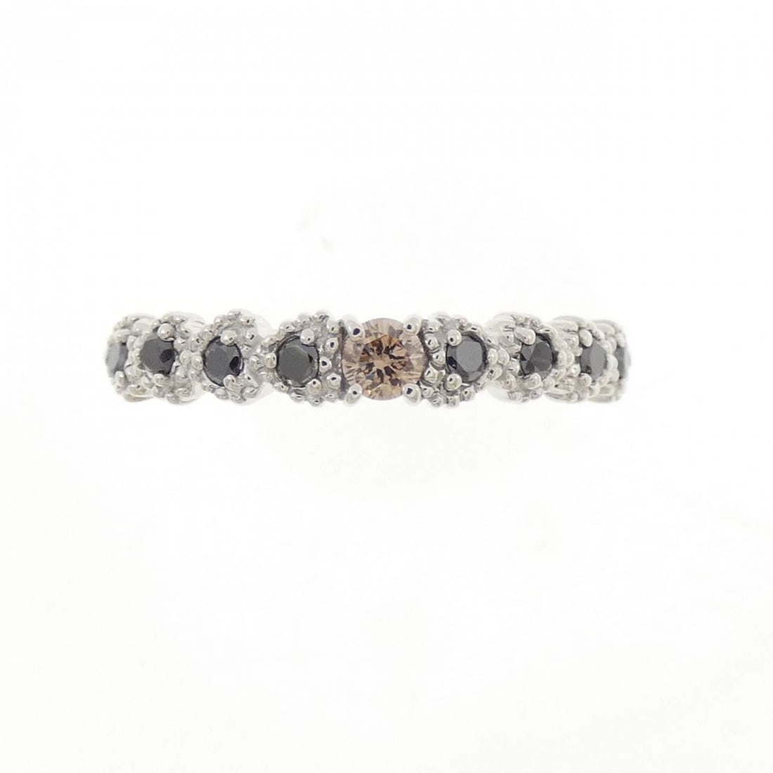 K18WG DIAMOND RING - 2