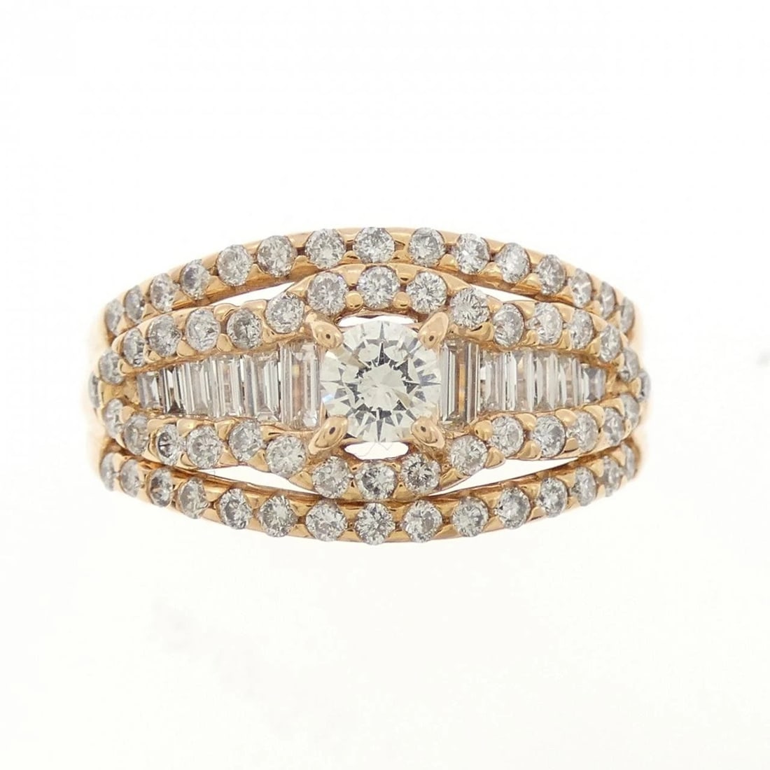 K18PG DIAMOND RING - 2