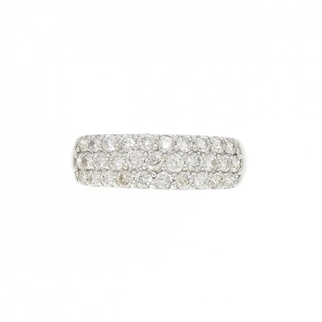 PT900 PAVE DIAMOND RING - 2