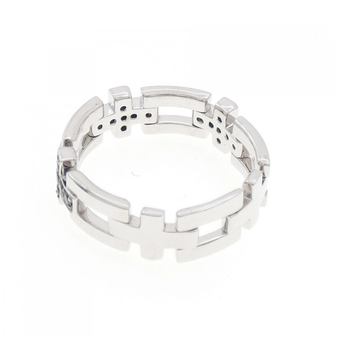 K18WG DIAMOND RING - 2