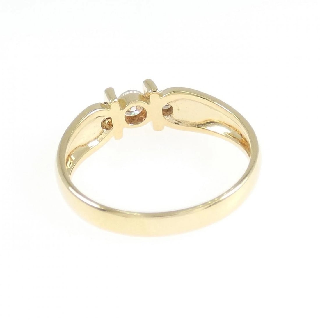 K18YG DIAMOND RING - 3