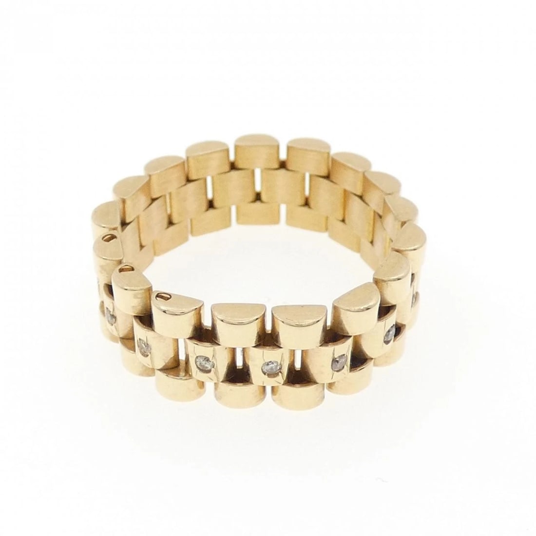 750YG DIAMOND RING: 750YG diamond ring Brand: Unbranded Type: Diamond Ring Material: 750YG, Main Stone/Creation Natural Color: Yellow Gold Size: US 9 1/2 Accessories: None Accessories Notice: When purchasing pre-owned