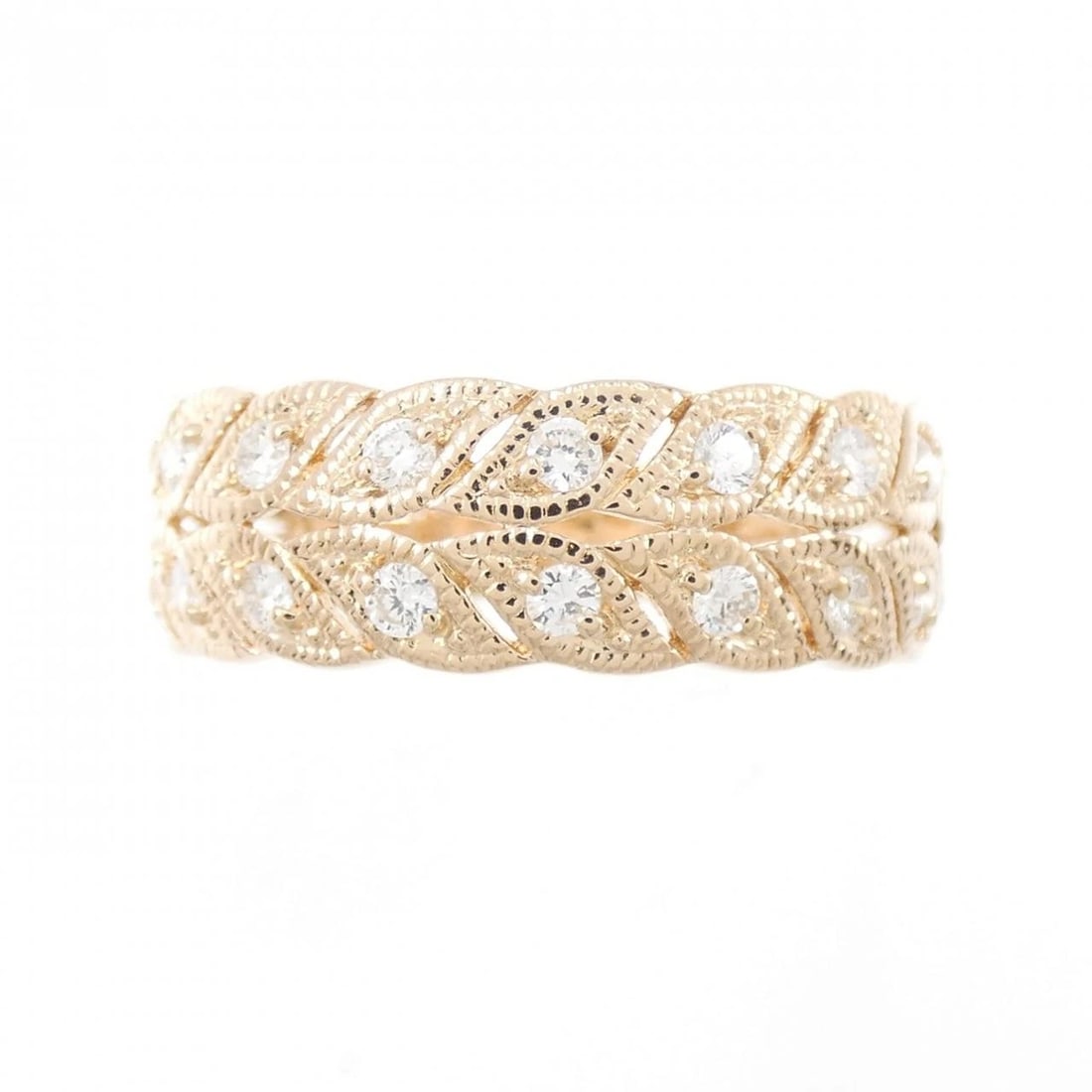 K18PG DIAMOND RING - 2