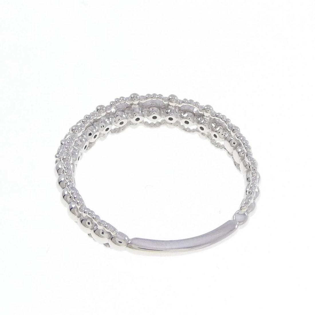 K18WG DIAMOND RING - 3